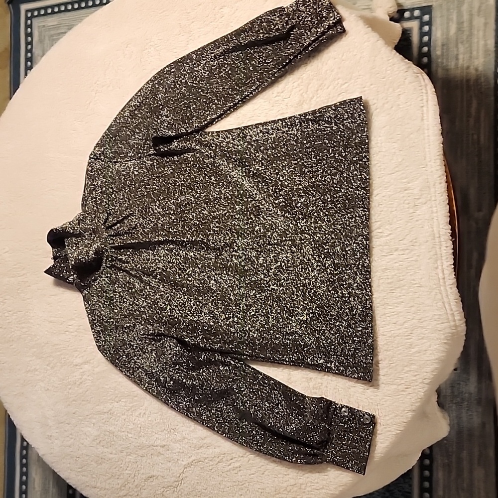 Vintage sparkly blouse.